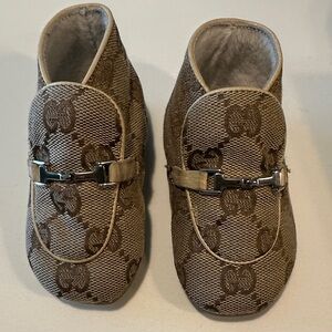 Vintage baby GG logo booties